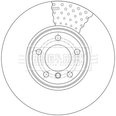 BBD7011S BORG & BECK Тормозной диск