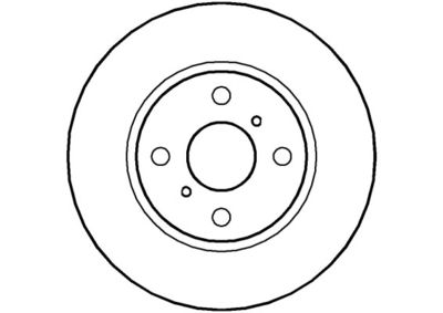 NBD806 NATIONAL Тормозной диск