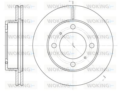 D653910 WOKING Тормозной диск