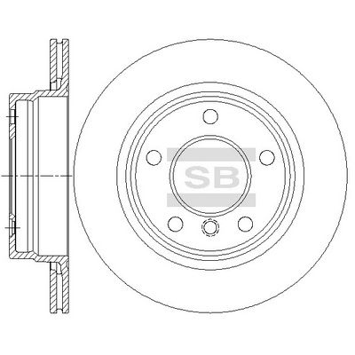 SD5206 Hi-Q Тормозной диск