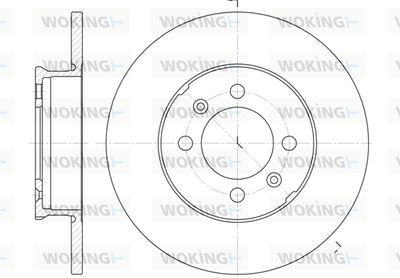 D683900 WOKING Тормозной диск