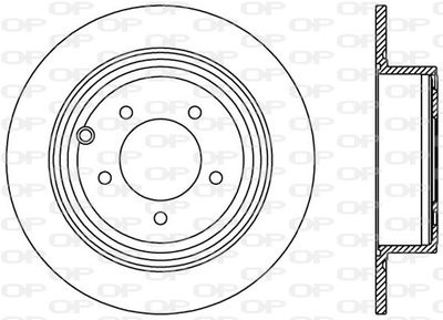 BDR246610 OPEN PARTS Тормозной диск