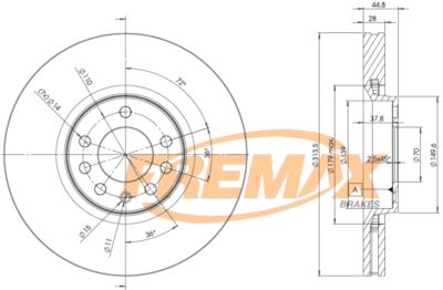 BD9005 FREMAX Тормозной диск