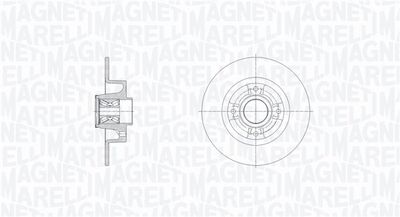 361302040816 MAGNETI MARELLI Тормозной диск