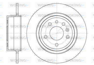 D676400 WOKING Тормозной диск