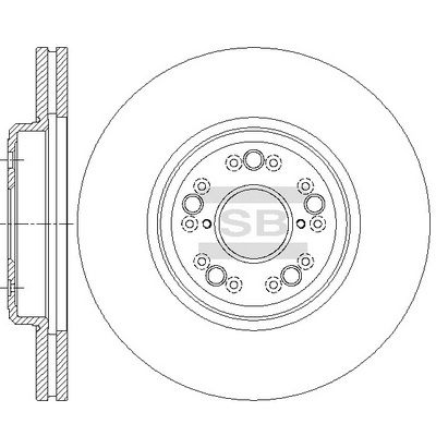 SD4657 Hi-Q Тормозной диск