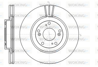 D6129710 WOKING Тормозной диск
