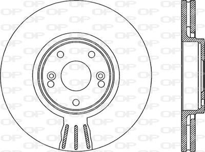 BDA199920 OPEN PARTS Тормозной диск