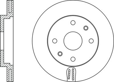 FR0237V FIT Тормозной диск