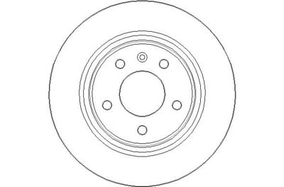 NBD1654 NATIONAL Тормозной диск