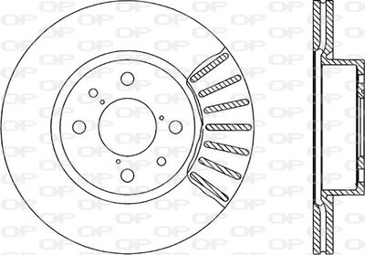 BDR123020 OPEN PARTS Тормозной диск