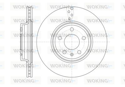 D6129210 WOKING Тормозной диск