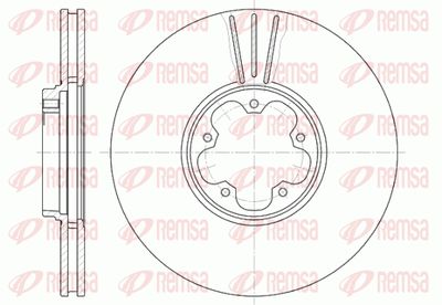 660810 REMSA Тормозной диск