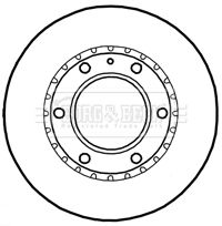 BBD4793 BORG & BECK Тормозной диск