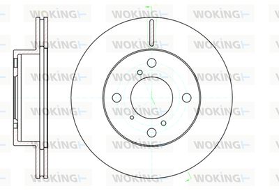 D6110410 WOKING Тормозной диск