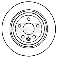 BBD4767 BORG & BECK Тормозной диск