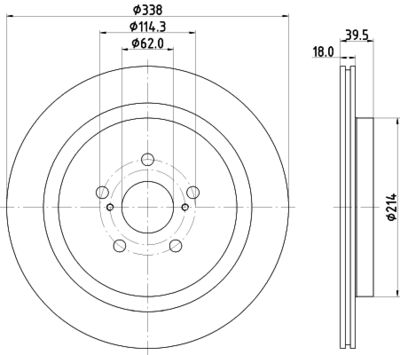 ND1138K NISSHINBO Тормозной диск