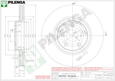 V395 PILENGA Тормозной диск