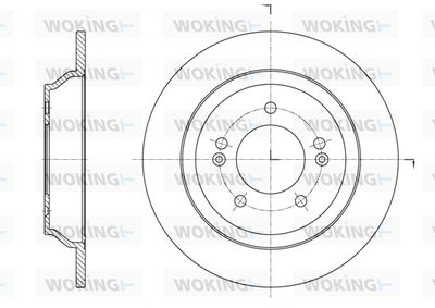 D6157200 WOKING Тормозной диск