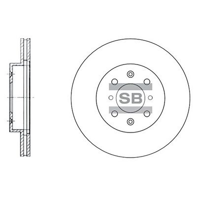 SD4105 Hi-Q Тормозной диск