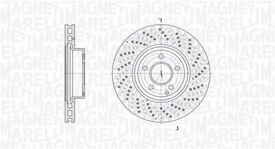 361302040747 MAGNETI MARELLI Тормозной диск