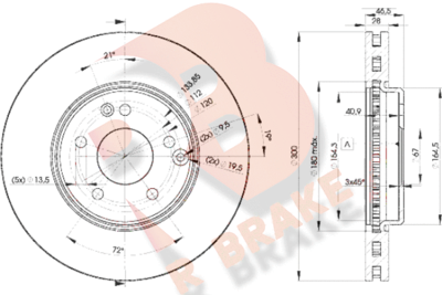 78RBD20411 R BRAKE Тормозной диск