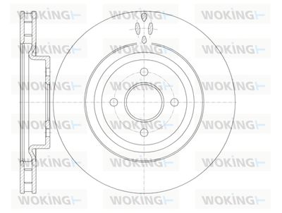 D677110 WOKING Тормозной диск