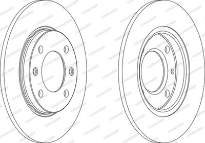 WGR02441 WAGNER Тормозной диск