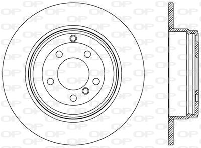 BDR250410 OPEN PARTS Тормозной диск