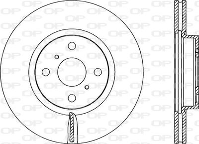 BDR231620 OPEN PARTS Тормозной диск