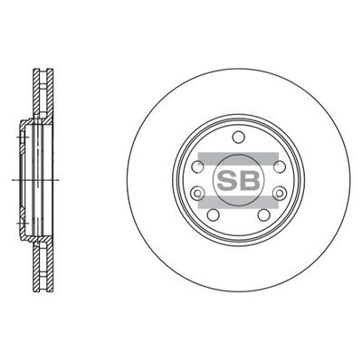 SD3057 Hi-Q Тормозной диск