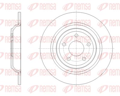 6209500 REMSA Тормозной диск