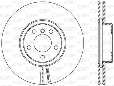 BDR254420 OPEN PARTS Тормозной диск