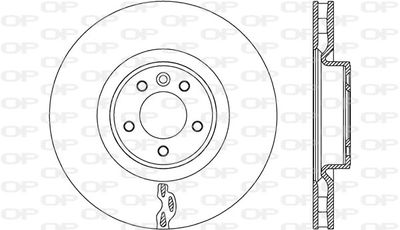 BDR277520 OPEN PARTS Тормозной диск