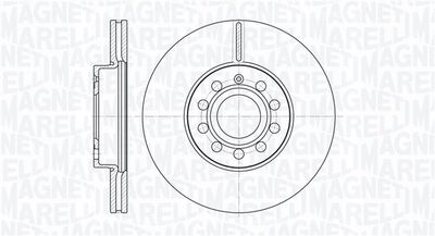 361302040158 MAGNETI MARELLI Тормозной диск