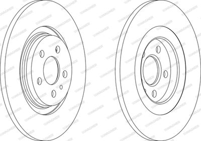 WGR11811 WAGNER Тормозной диск