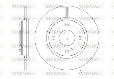 D6129910 WOKING Тормозной диск
