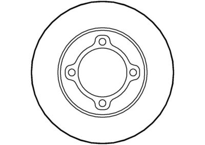 NBD310 NATIONAL Тормозной диск