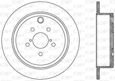 BDR254110 OPEN PARTS Тормозной диск