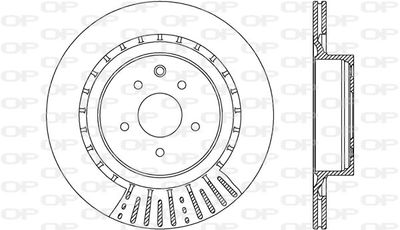 BDR271020 OPEN PARTS Тормозной диск