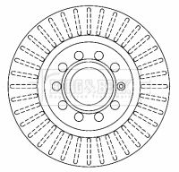 BBD4314 BORG & BECK Тормозной диск