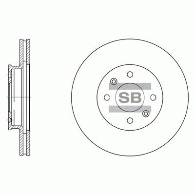 SD1156 Hi-Q Тормозной диск