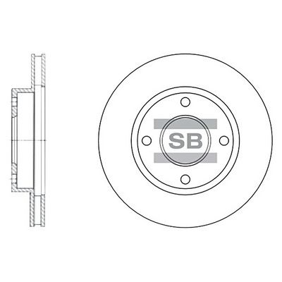 SD3027 Hi-Q Тормозной диск