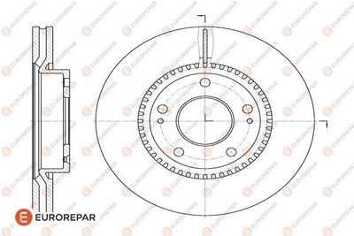 1618888980 EUROREPAR Тормозной диск