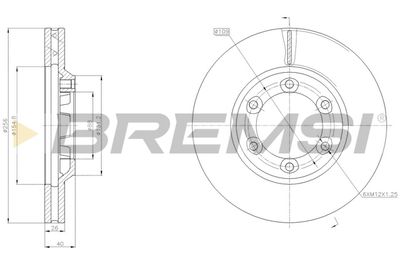 CD7946V BREMSI Тормозной диск