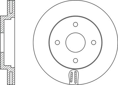 FR0182V FIT Тормозной диск