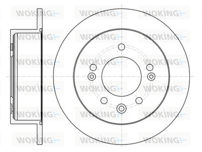 D6180200 WOKING Тормозной диск