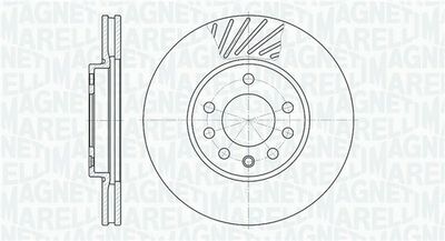 361302040210 MAGNETI MARELLI Тормозной диск