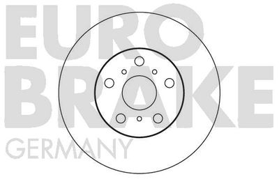 5815204534 EUROBRAKE Тормозной диск