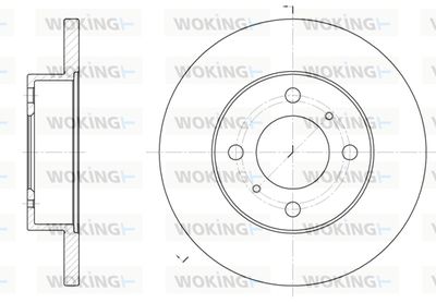 D6111700 WOKING Тормозной диск
